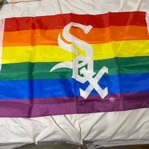 chicago white sox baseball pride flag